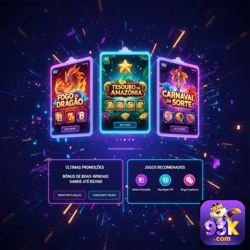 Imagem de 93k: Experimente jogos de slot e VIP com suporte